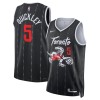 Män Toronto Raptors Tröja Immanuel Quickley Nike 2025-26 City Edition Svart Swingman Män Toronto Raptors Tröja Immanuel Quickley Nike 2025-26 City Edition Svart Swingman